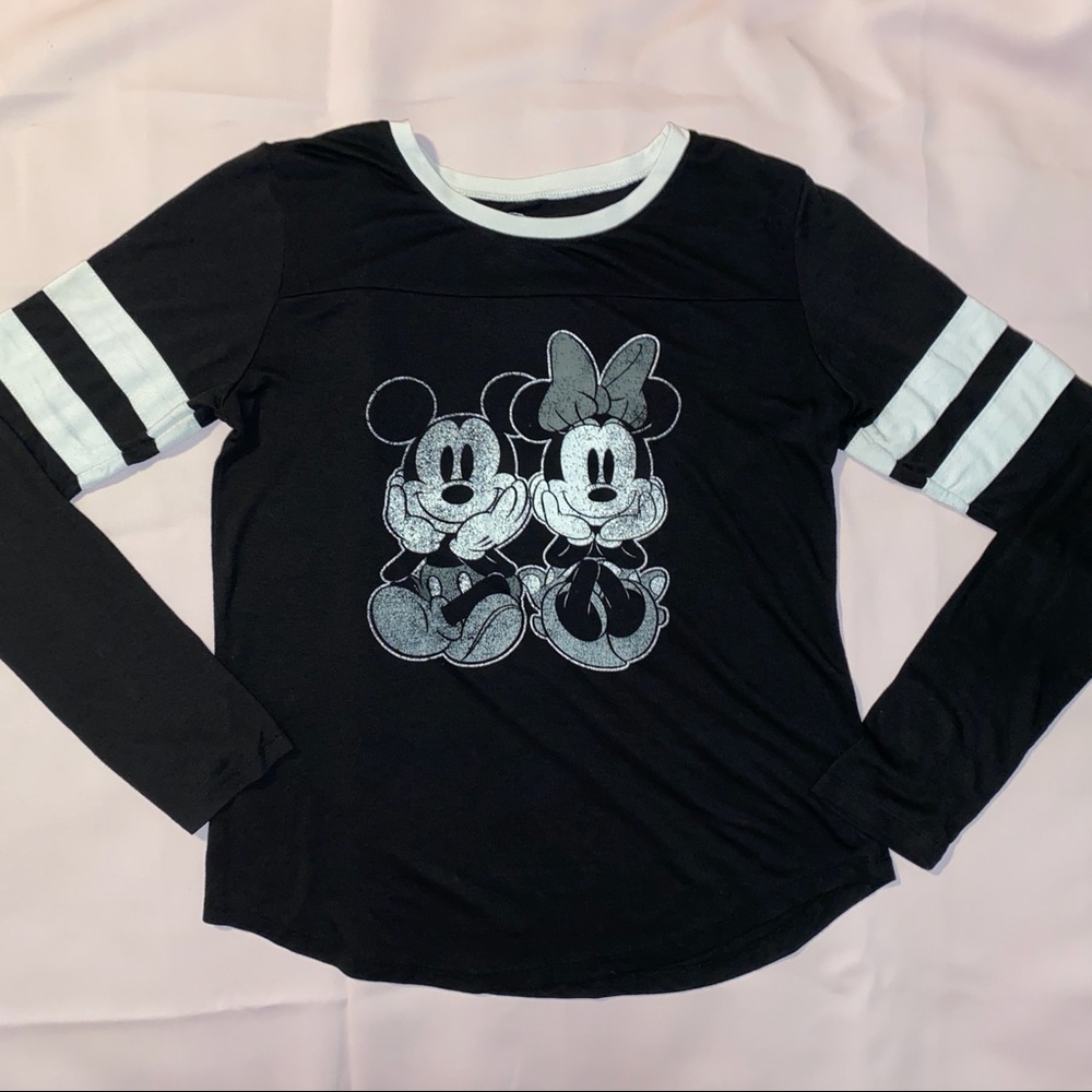 Disney Mickey and Minnie Long Sleeve Top, M